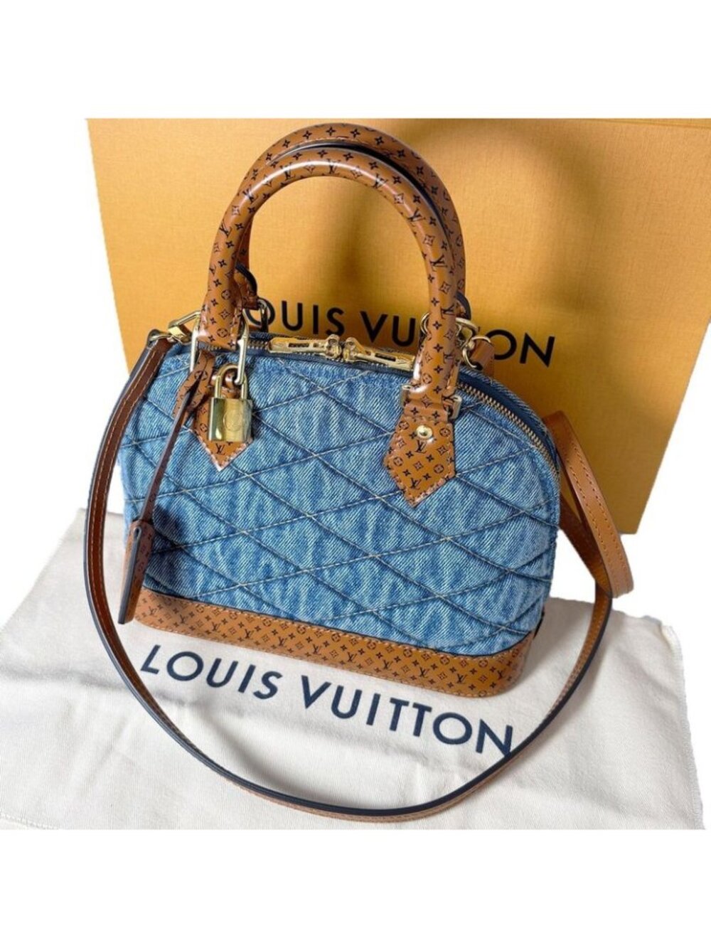 Louis Vuitton Maltage Pre Fall Collection Alma Bb Monogram Jacquard Denim